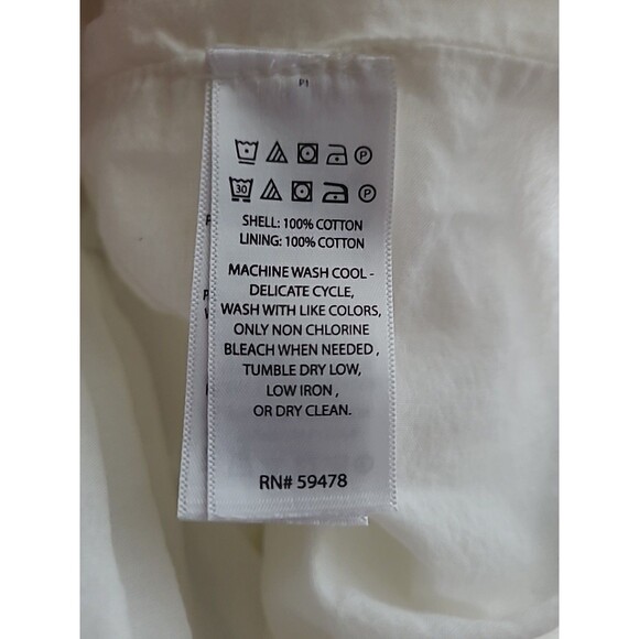 Tahari Girls Chambray Button Front Dress Size 4T Ruffled Sleeves - Picture 8 of 10